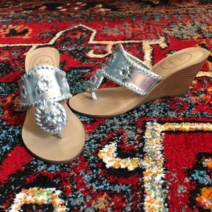 Platform Silver Jack Roger Sandals